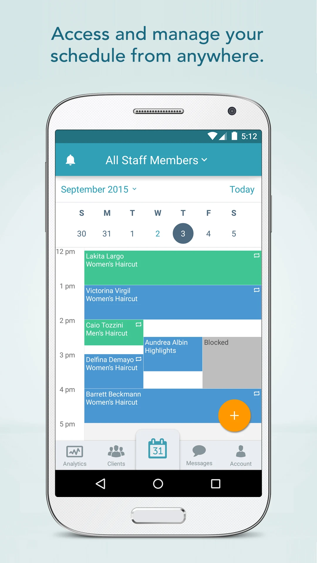 MyTime Scheduler for Merchants screenshot