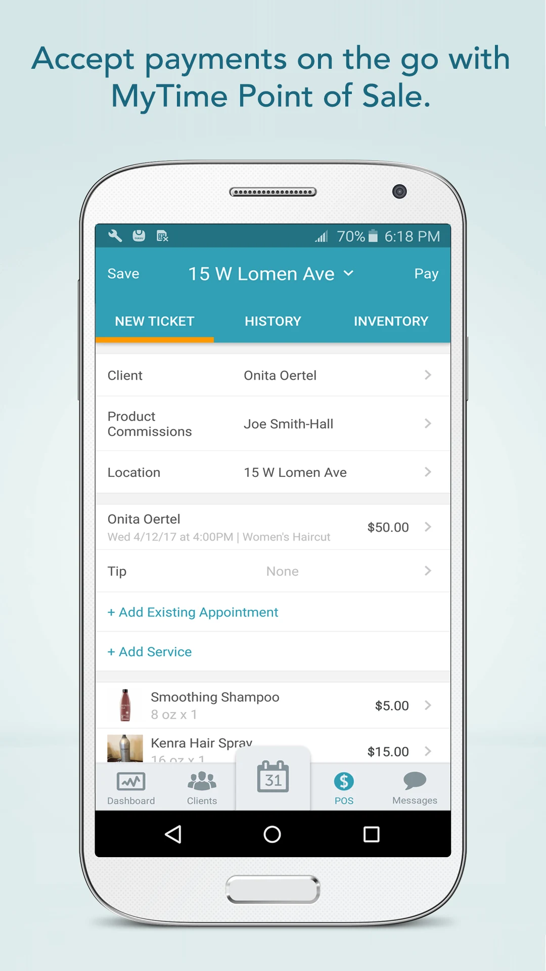 MyTime Scheduler for Merchants screenshot